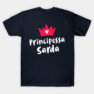 Sardegna Roots Principessa Sarda Sardinian Princess T-Shirt